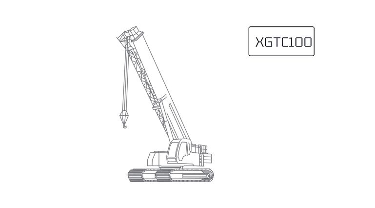 Гусеничный телескопический кран XCMG XGTC100