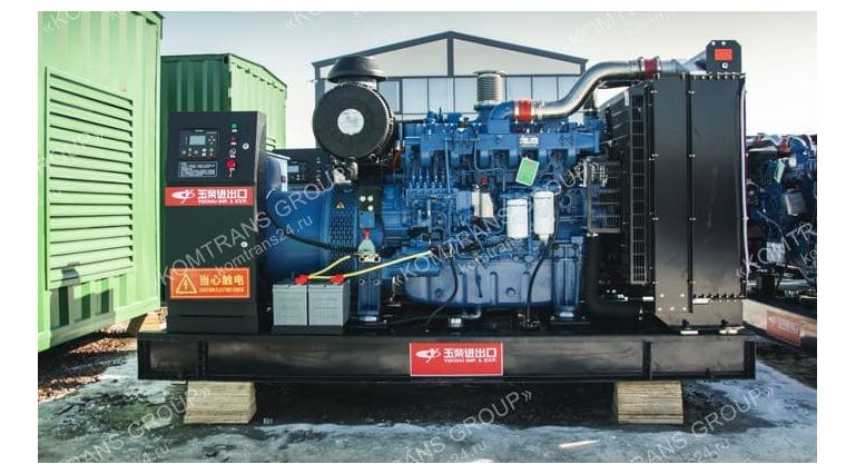 Дизельный генератор Yuchai YC-300GF открытый АД 300С-Т400-1Р